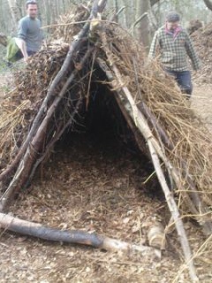 Bush craft shelters; your own little castle!